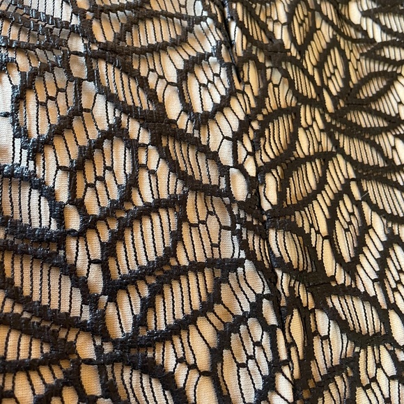 NWT Black Lace Ann Taylor Pencil Skirt - Picture 3 of 5